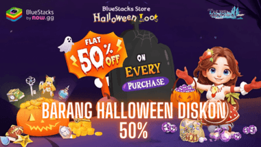 Bersiaplah untuk Halloween Loot di BlueStacks Store: Diskon 50% untuk Setiap Pembelian di Tales of Terrarum!