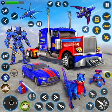 Game Robot Truk Polisi – Dino